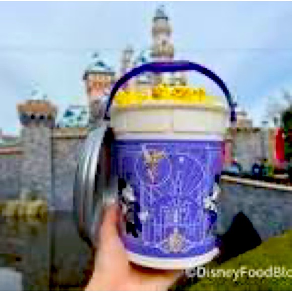 Disney Dining Disneys 0th Anniversary Official Popcorn Bucket Disneyland Poshmark